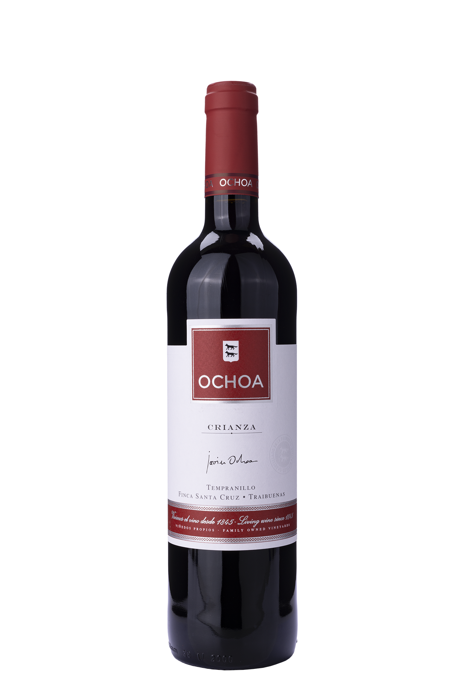 Finca Santa Cruz Tempranillo Crianza 2019 - Bodegas Ochoa