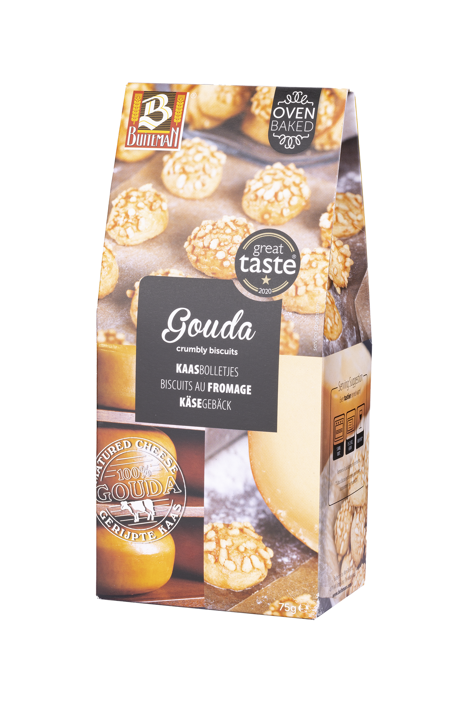 Käsecracker mit Gouda  - Buiteman