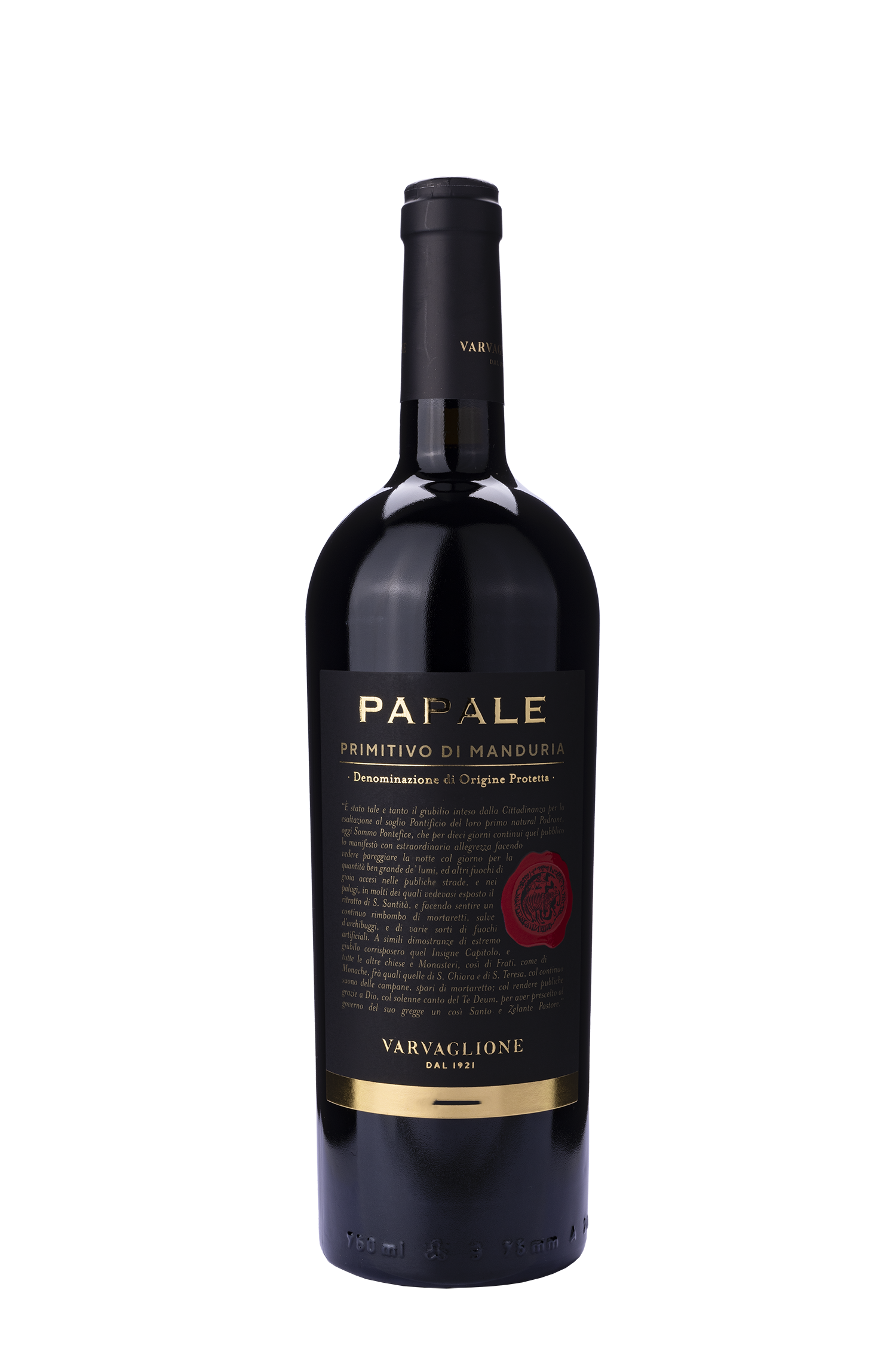 Papale Oro Primitivo 2019- Varvaglione