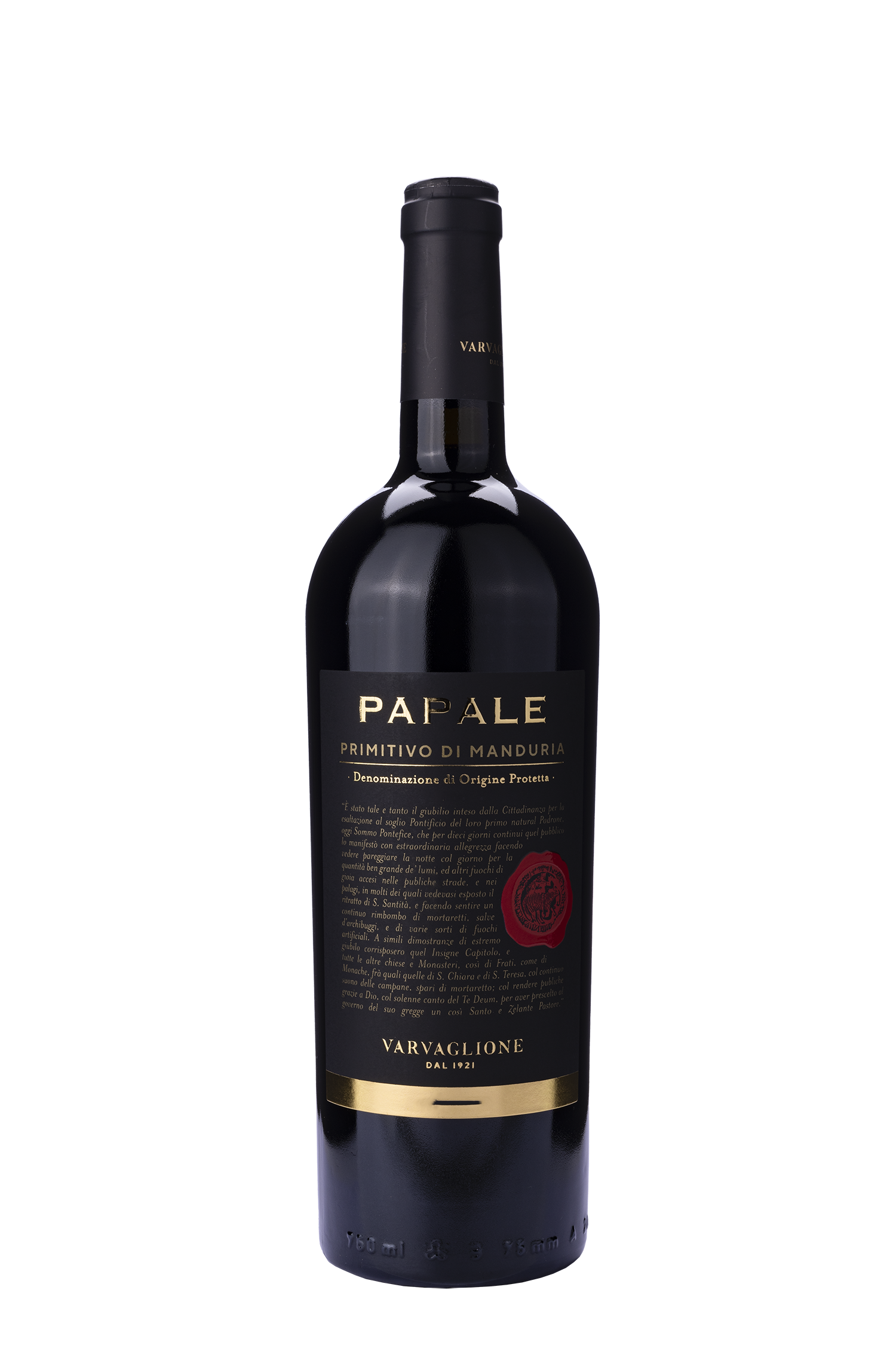 Papale Oro Primitivo - Varvaglione Papale Oro Primitivo - Varvaglione