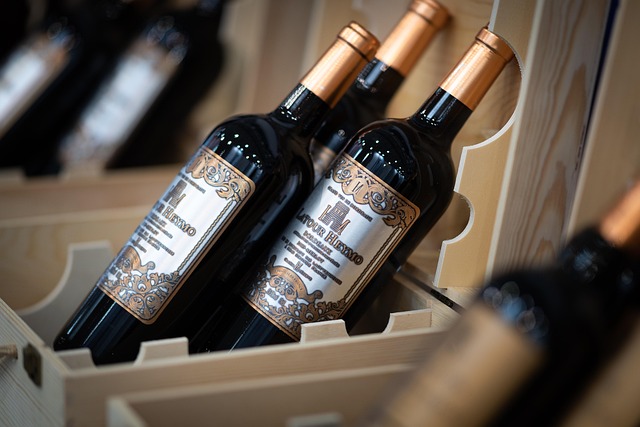 Teuerster Wein der Welt Rotweinflaschen nebeneinander