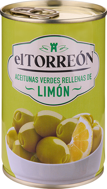 Gefüllte Oliven mit Zitronenpaste - El Torreón
