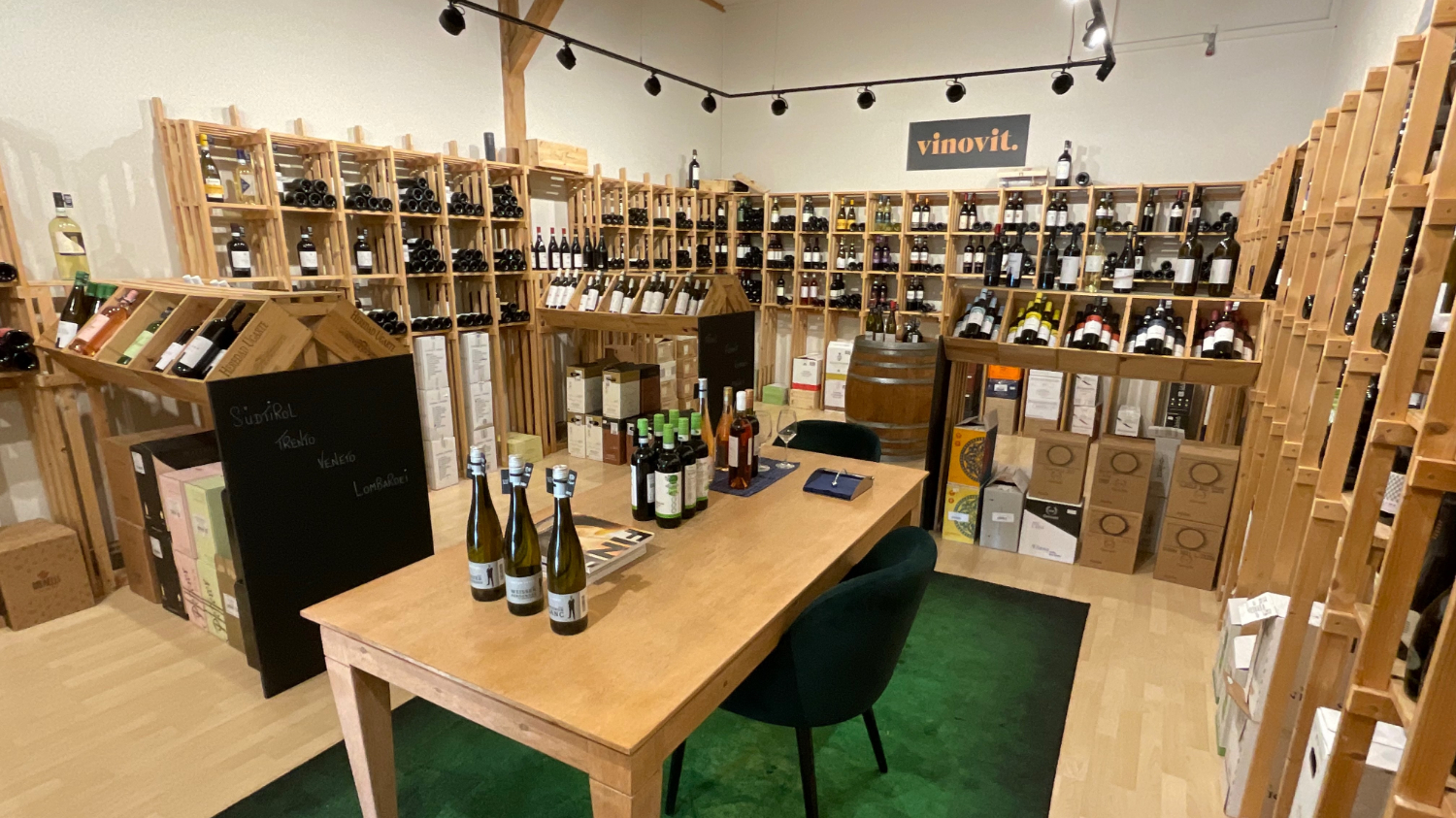 Weinhandlung diagonal