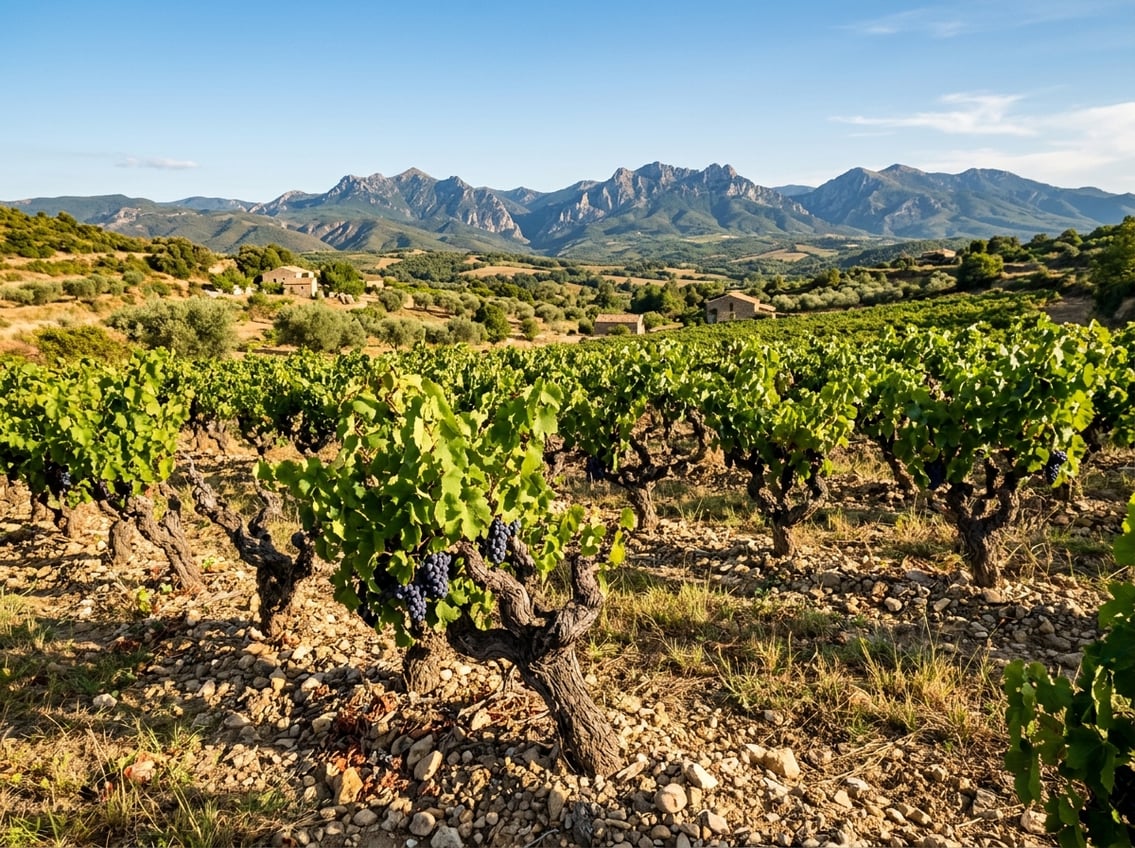 Alte Buschreben im sonnigen Roussillon
