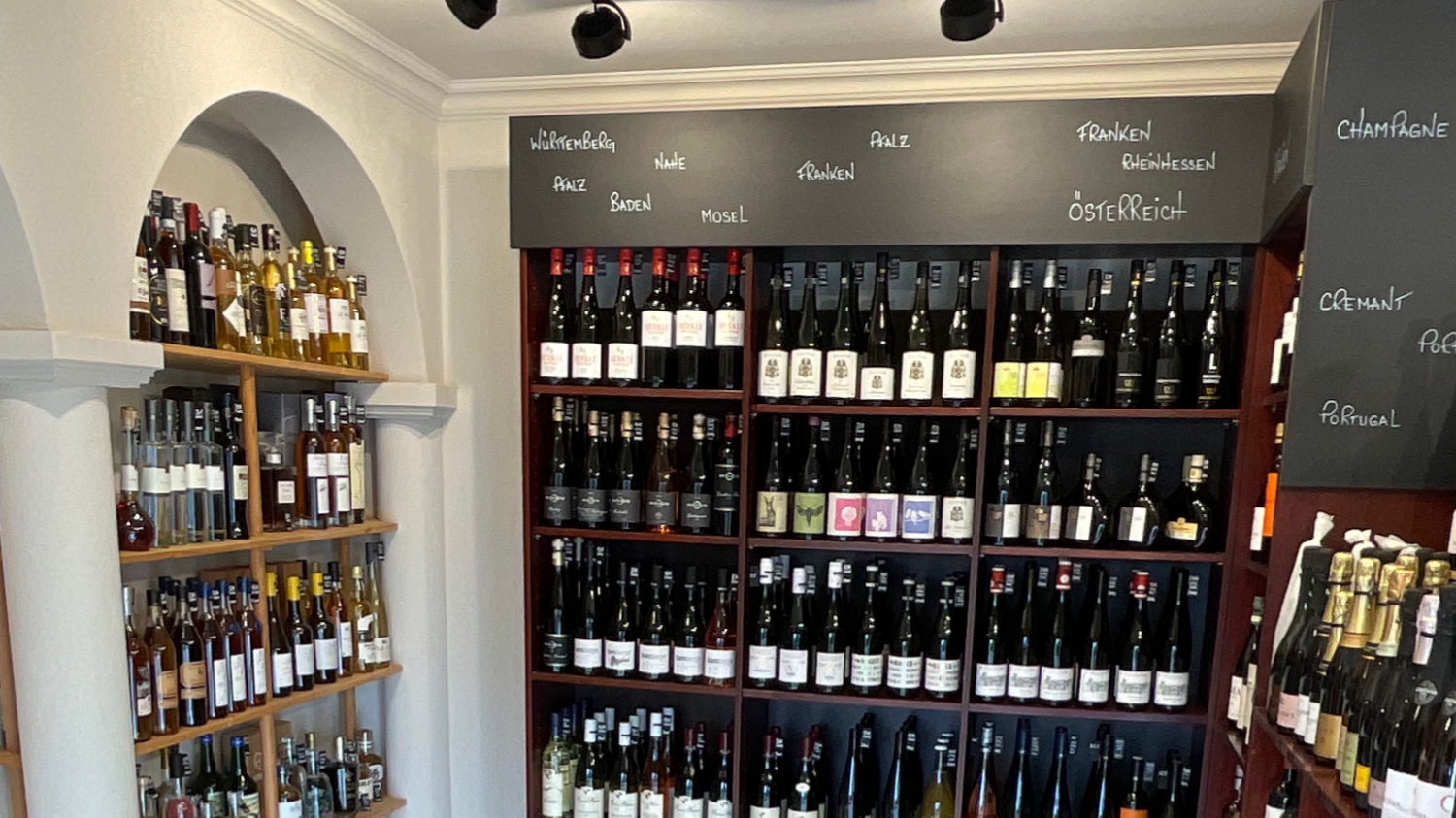 Weinregal diagonal