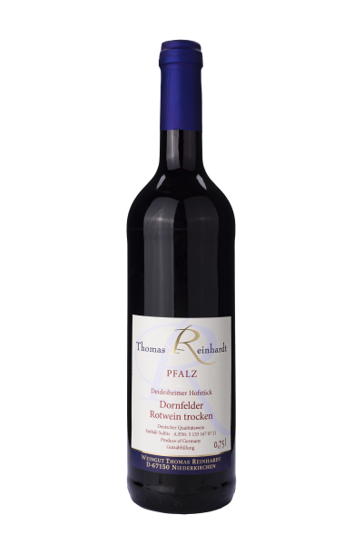 Weingut Reinhardt Dornfelder Rotwein Trocken