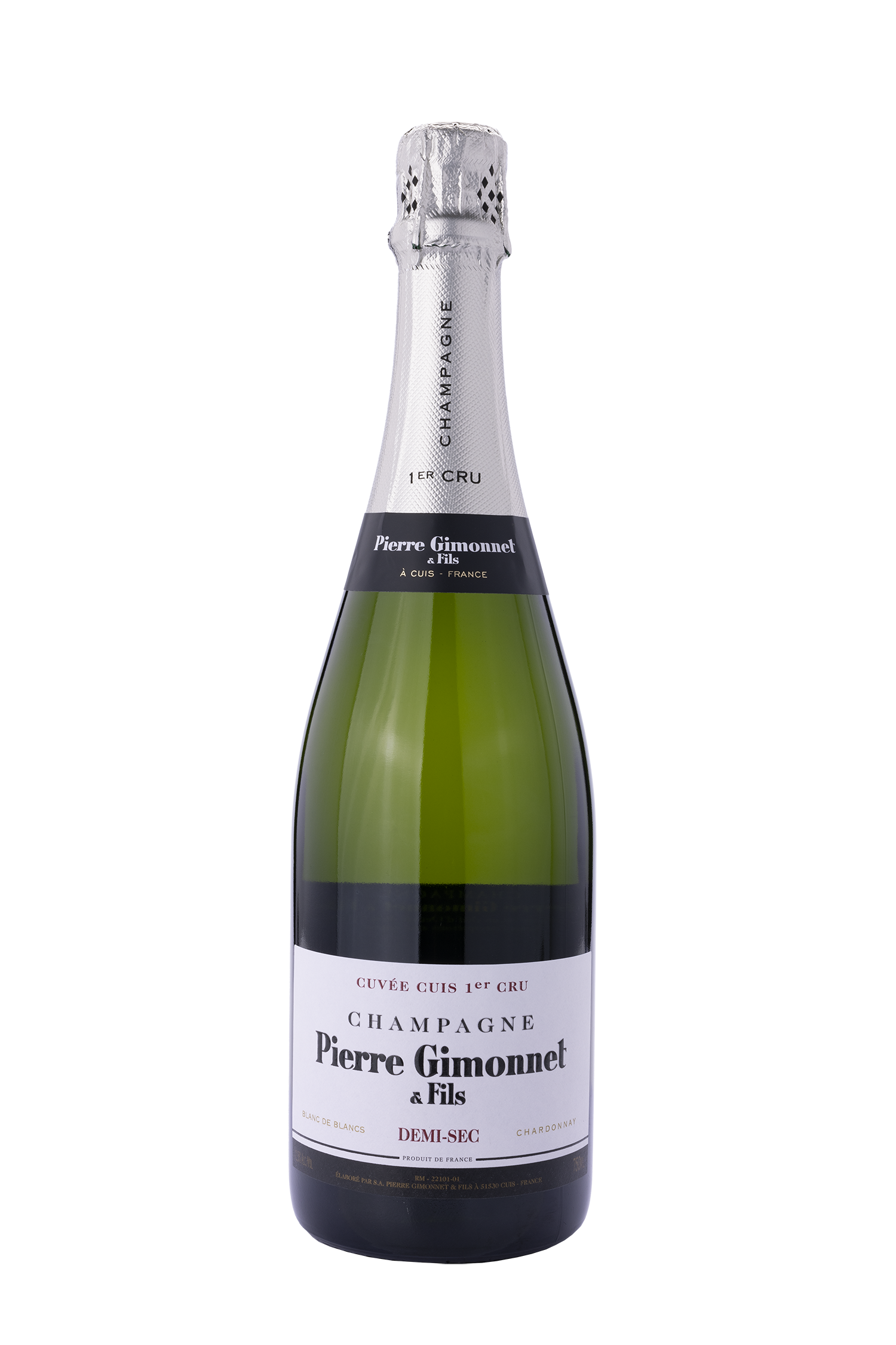 Champagne Cuis 1er Cru Blanc de Blanc Demi-Sec - Pierre Gimonnet & Fils