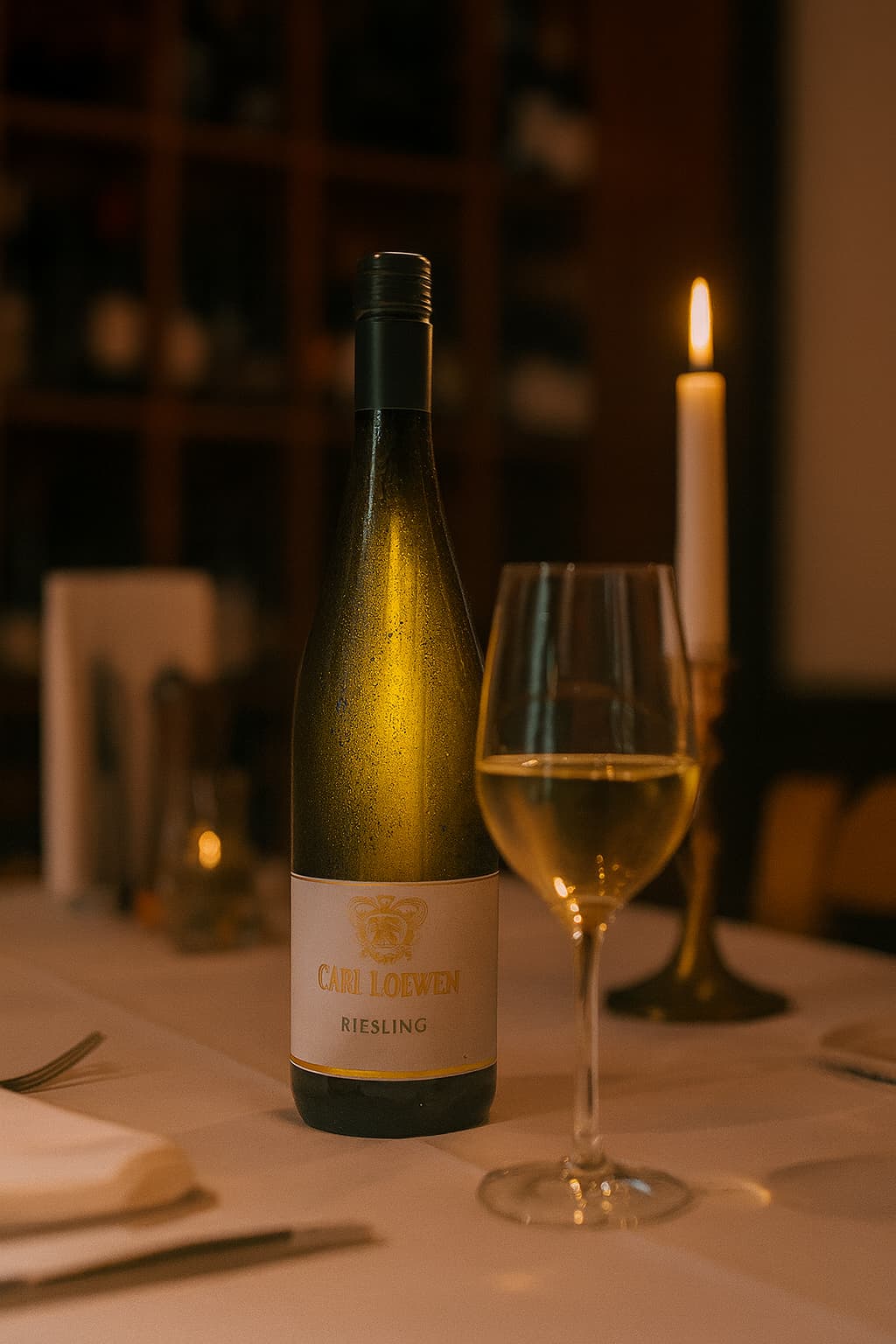 Weingut Carl Loewen Klosterlay zum Abendessen