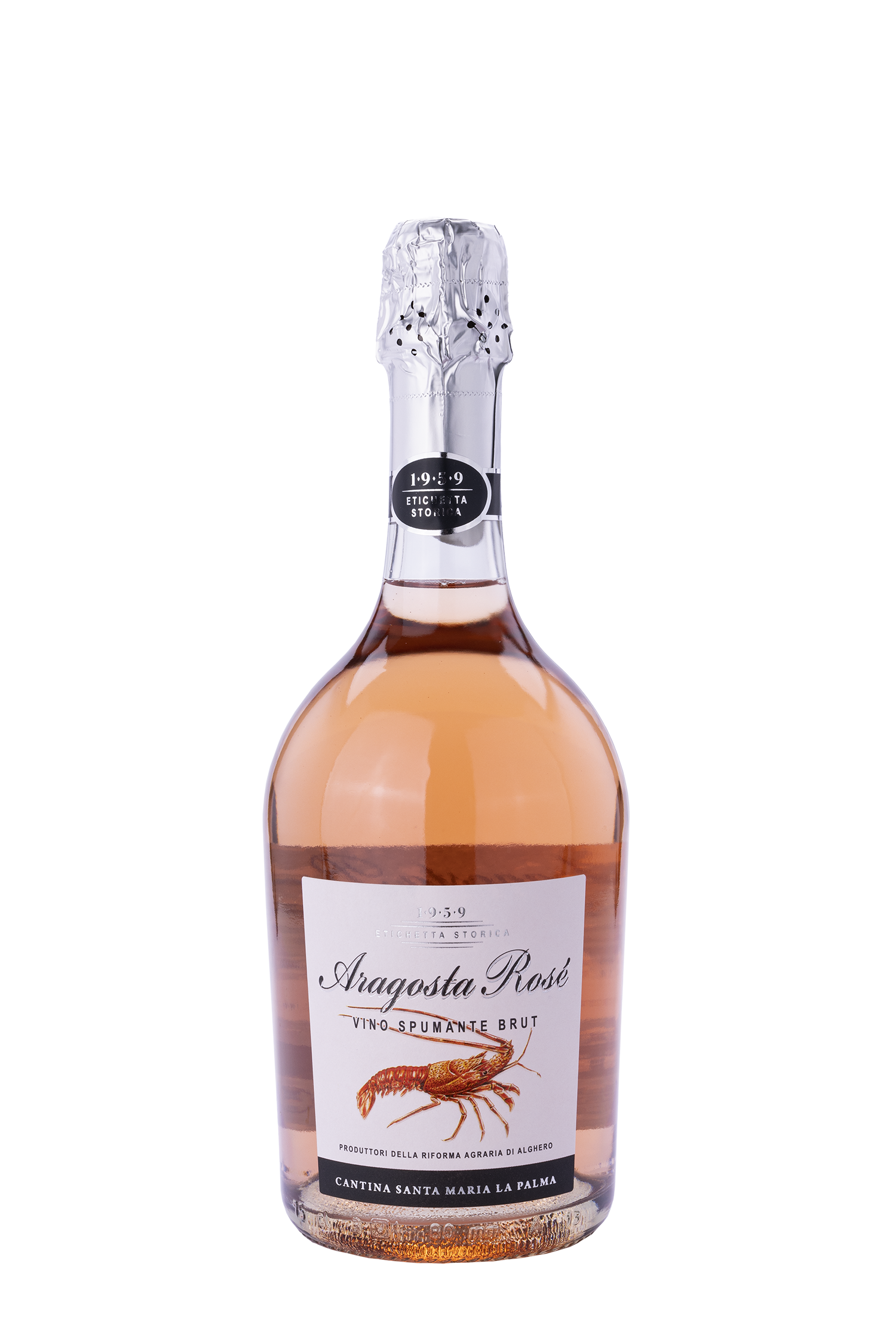 Vino Spumante Rosé Brut Aragosta - Santa Maria La Palma Vino Spumante Rosé Brut Aragosta - Santa Maria La Palma
