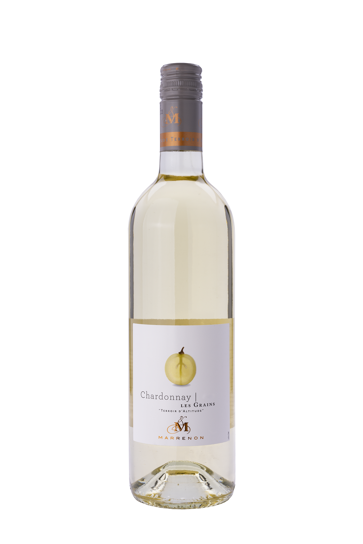 Chardonnay Les Grains "Terroir d'Altitude" 2023 - Marrenon Chardonnay Les Grains "Terroir d'Altitude" 2023 - Marrenon