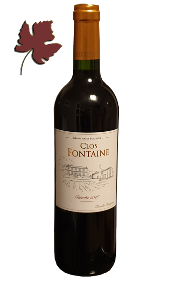 Bordeaux Cotes de Francs 2017 - Clos Fontaine