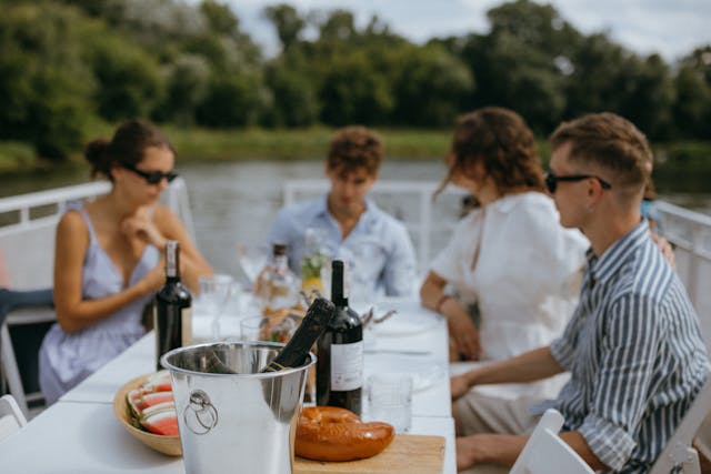 Valdobbiadene Prosecco beim Essen