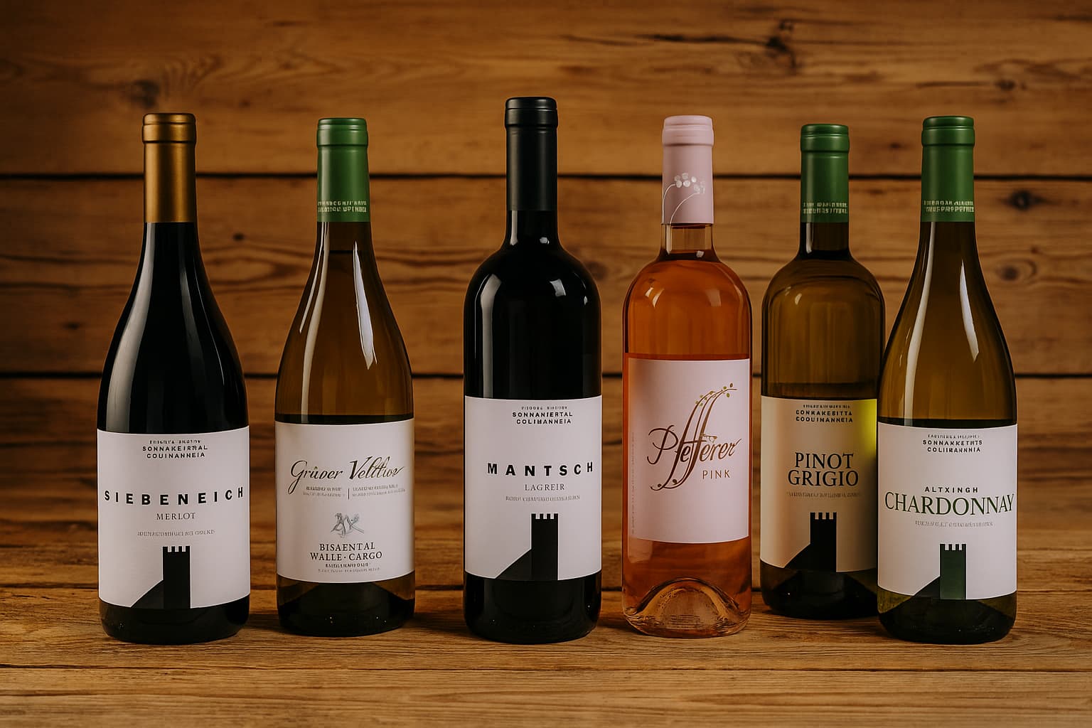 Auswahl Wein aus Südtirol
