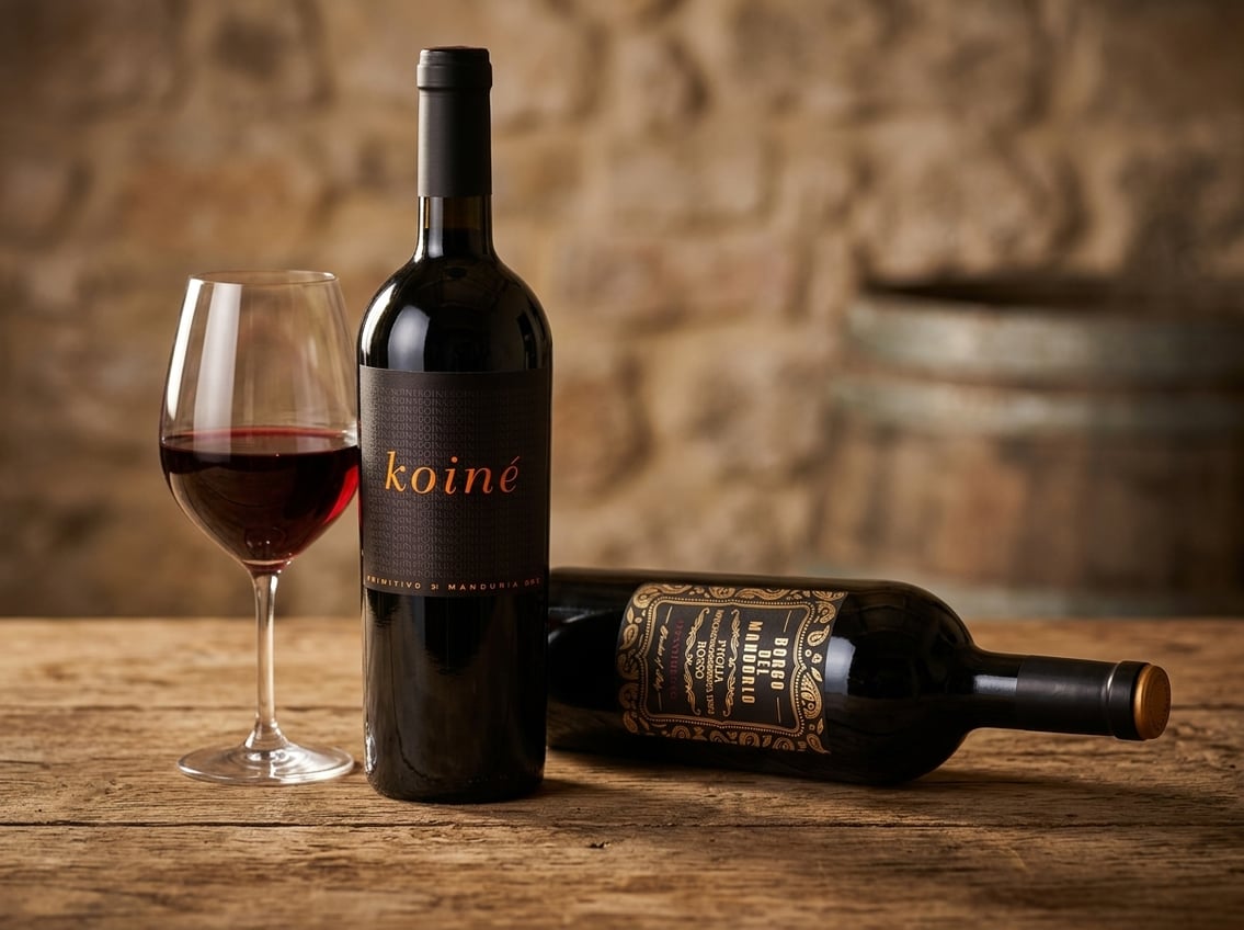 Primitivo di Manduria Koiné und Borgo del Mandorlo von Botter