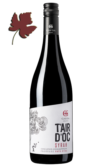 Syrah T'Air rouge 2015 - Domaine Gayda